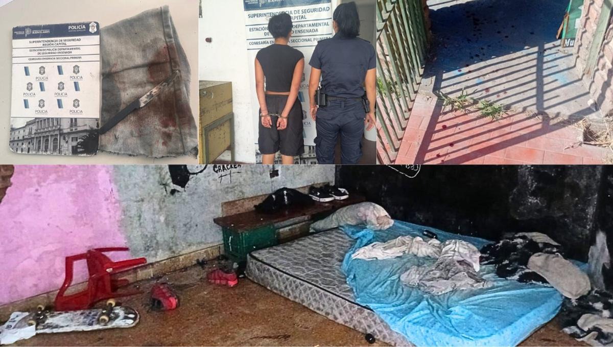 Ensenada: discutió con su pareja y quedó detenida por un brutal ataque con cuchillo