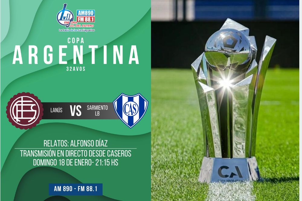 Viví junto a LV11 el partido de Sarmiento contra Lanús por la Copa Argentina