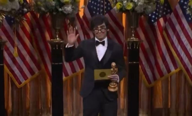 La TV de Estados Unidos volvió a burlarse de Javier Milei en un sketch