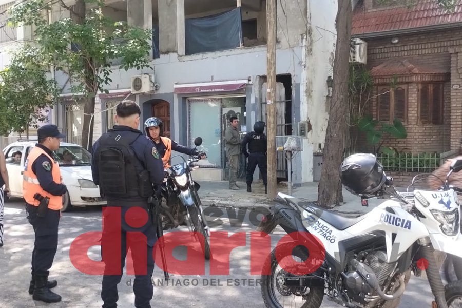 Policiales: Pleno Centro: robo en una obra de calle Urquiza movilizó a la policía