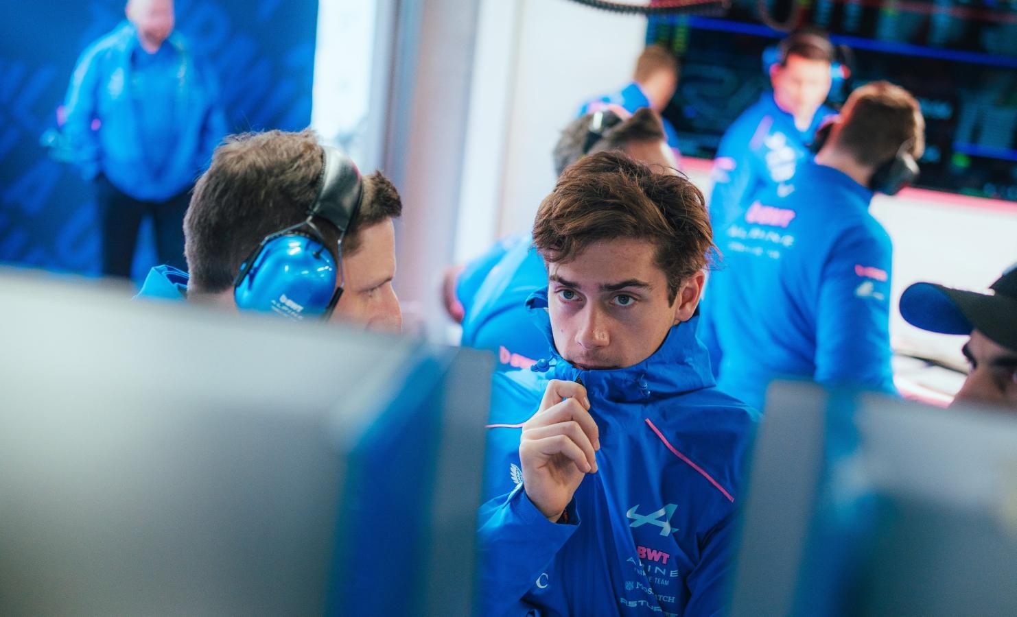 Franco Colapinto tuvo otra jornada destacada al mando del nuevo Alpine en los tests privados de la Fórmula 1