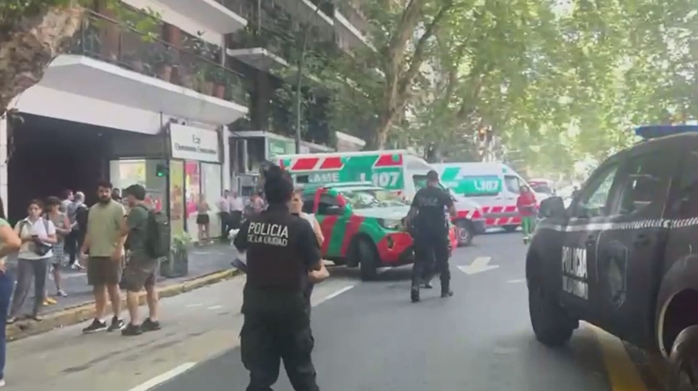 Incendio en un edificio de Palermo: 50 evacuados y dos asistidos