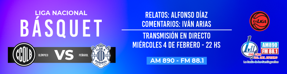 Olímpico vuelve a La Banda para recibir a Peñarol y es transmisión de Radio LV11