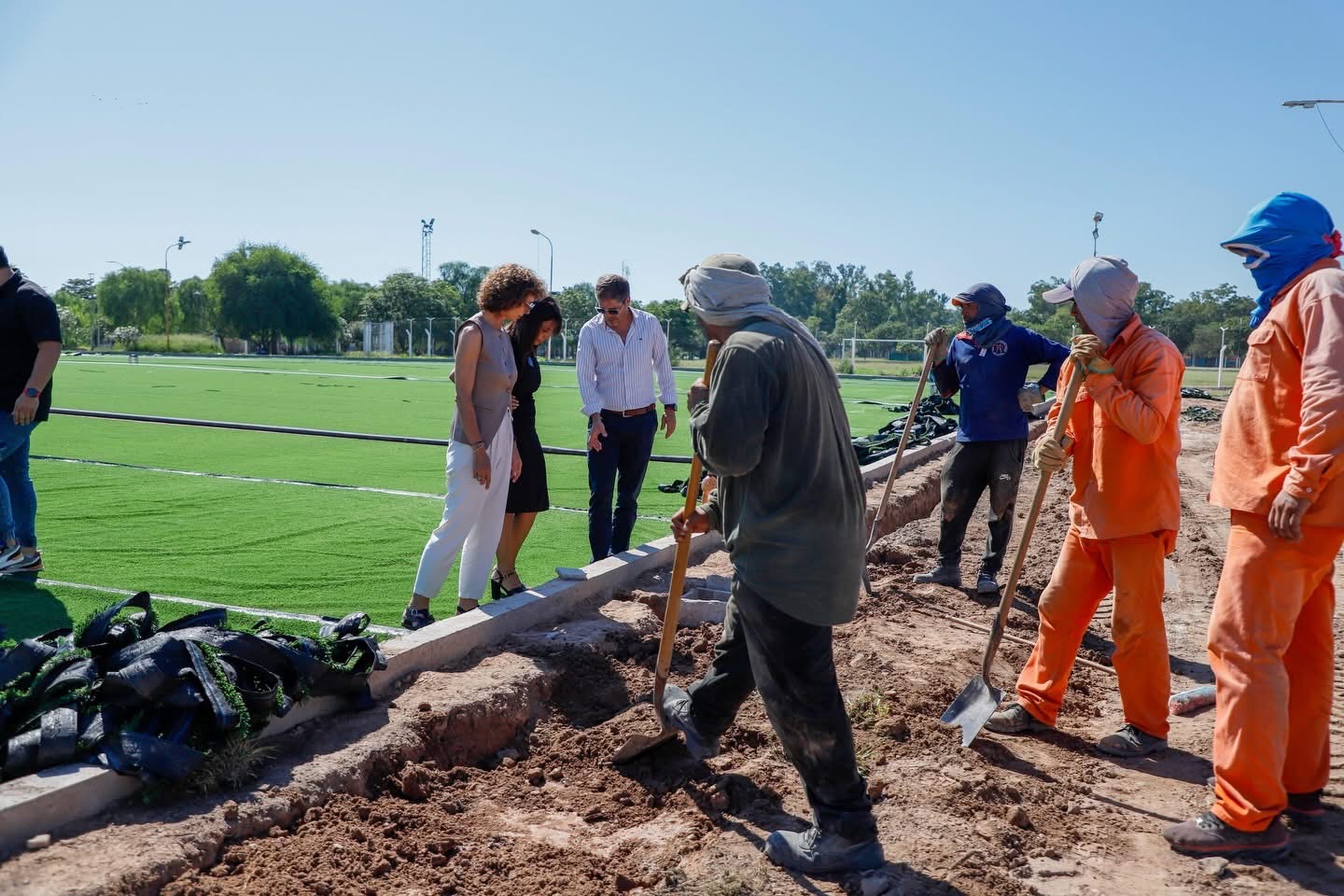Las Termas suma una cancha de hockey de primer nivel en el Polideportivo Municipal