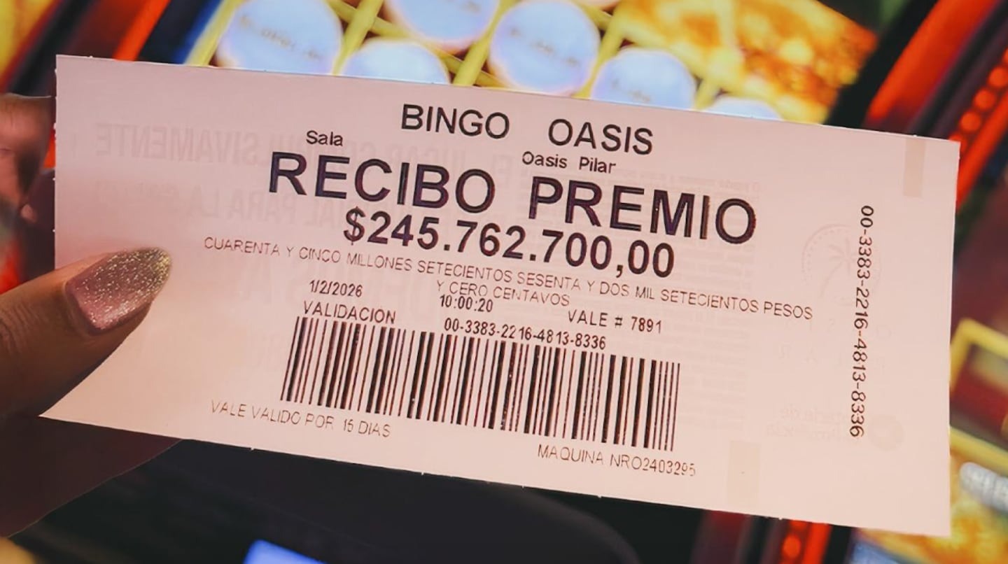 Récord histórico: un apostador ganó más de $245 millones en el bingo
