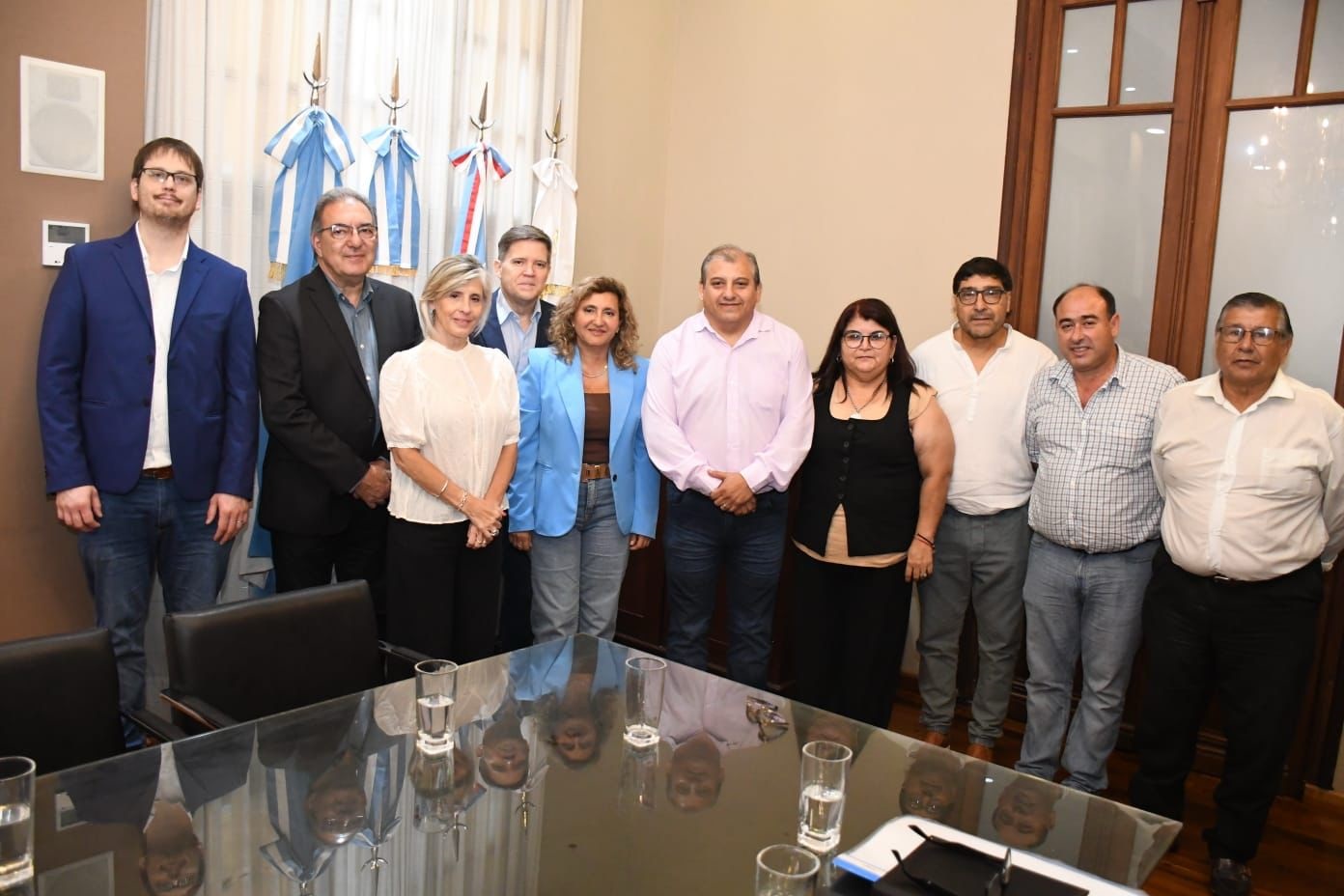 La intendente Fuentes mantuvo una reunión de trabajo con la nueva comisión directiva del Suoem