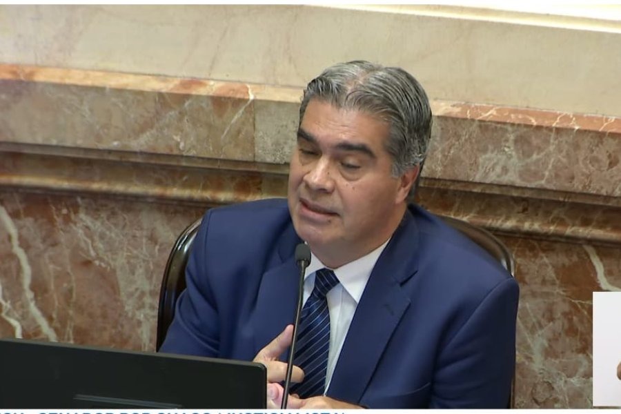 Capitanich participa en sesión del Senado tras muerte de su ex esposa