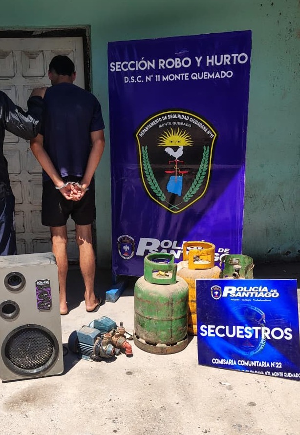 Aprehendieron a un joven con pedido de captura y recuperaron bienes robados