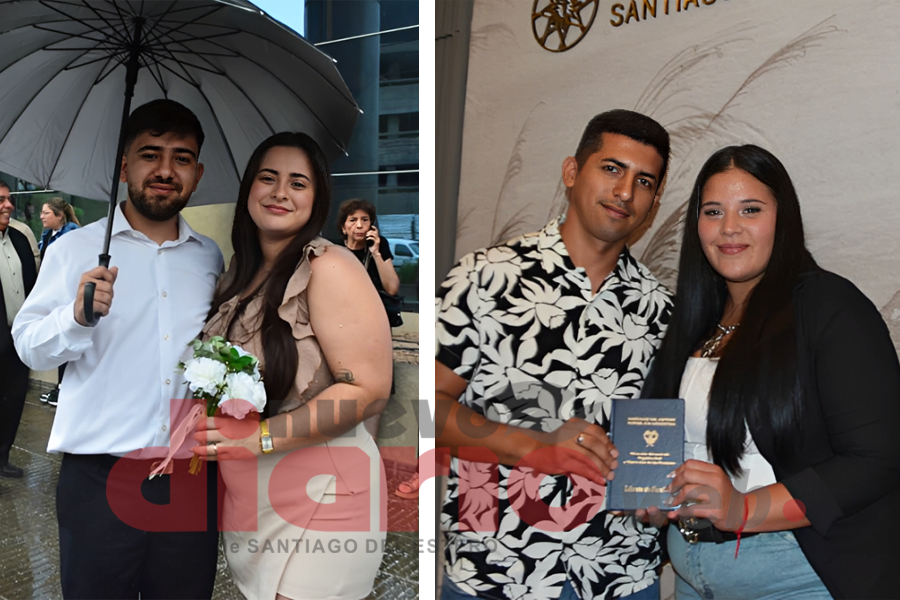 Viernes 13: cuatro parejas santiagueñas le dijeron "sí" al amor y se casaron