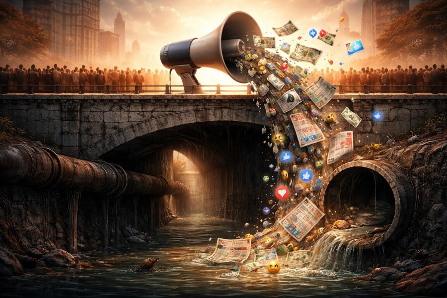 INFORME EXCLUSIVO NUEVO DIARIO: El poder de los comunicadores, la fábrica del “personaje” y las cloacas de una democracia que mira sin dudar