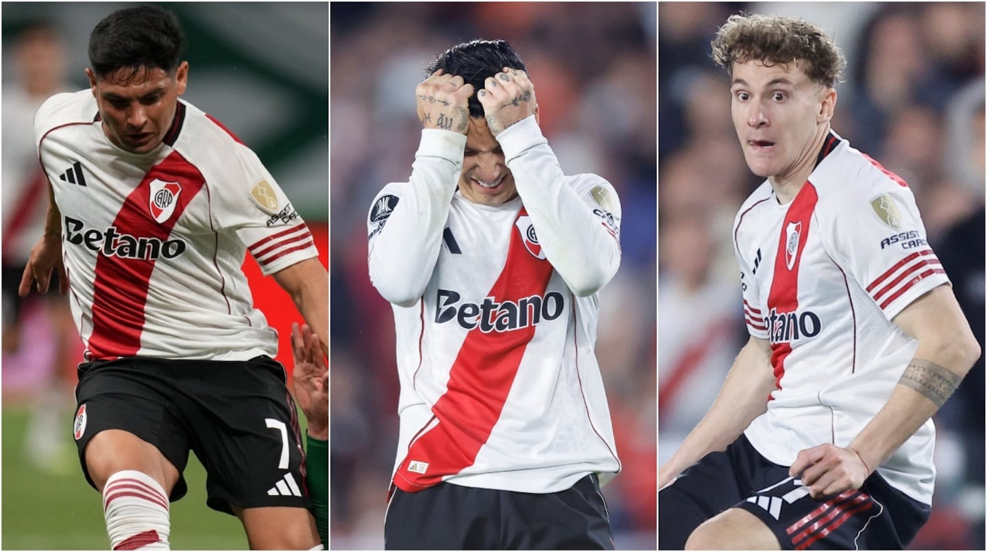 Sin poder de gol: la sequía de los delanteros que complica al River de Marcelo Gallardo