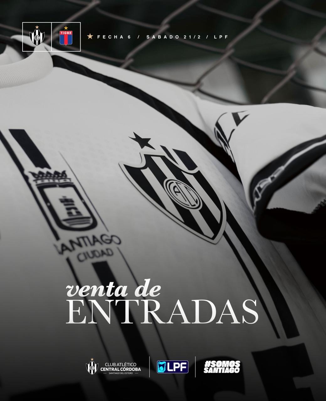 Entradas en venta para Central Córdoba vs Tigre