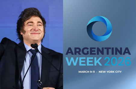 Argentina Week en NY: Milei lidera la misión con Caputo, Adorni y Quirno para atraer inversiones