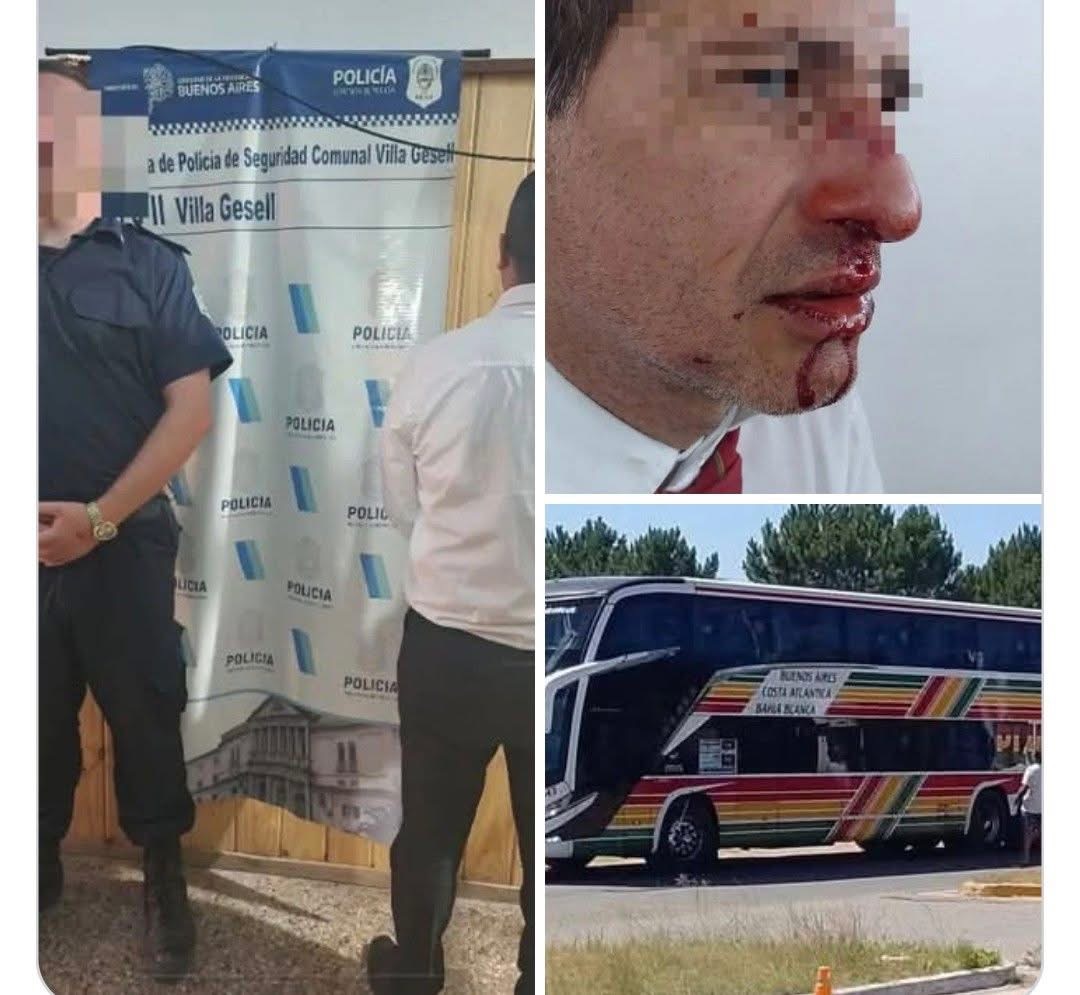 Chofer de Colectivo fue aprehendido tras agredir a su compañero mientras manejaba