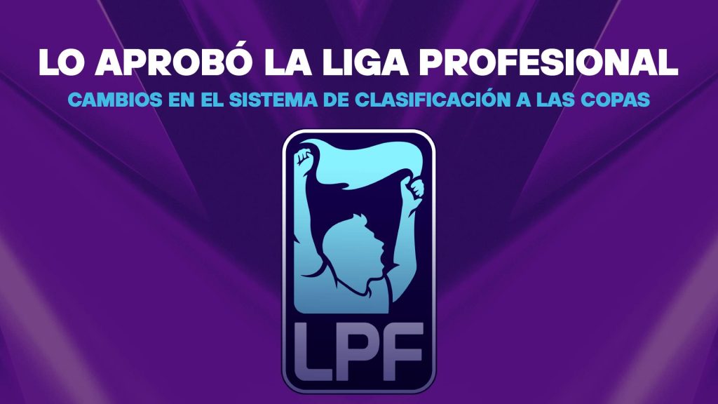 La Liga Profesional cambia el sistema de clasificación a las Copas Conmebol 2027