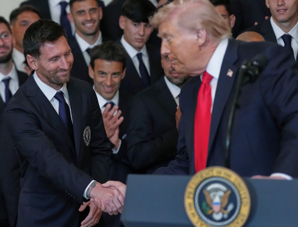 Lionel Messi visitó la Casa Blanca y se reunió con Donald Trump junto al plantel de Inter Miami CF