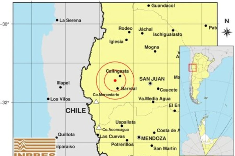 Fuerte temblor en San Juan: un sismo de 4,9 sacudió la madrugada y se sintió en Mendoza