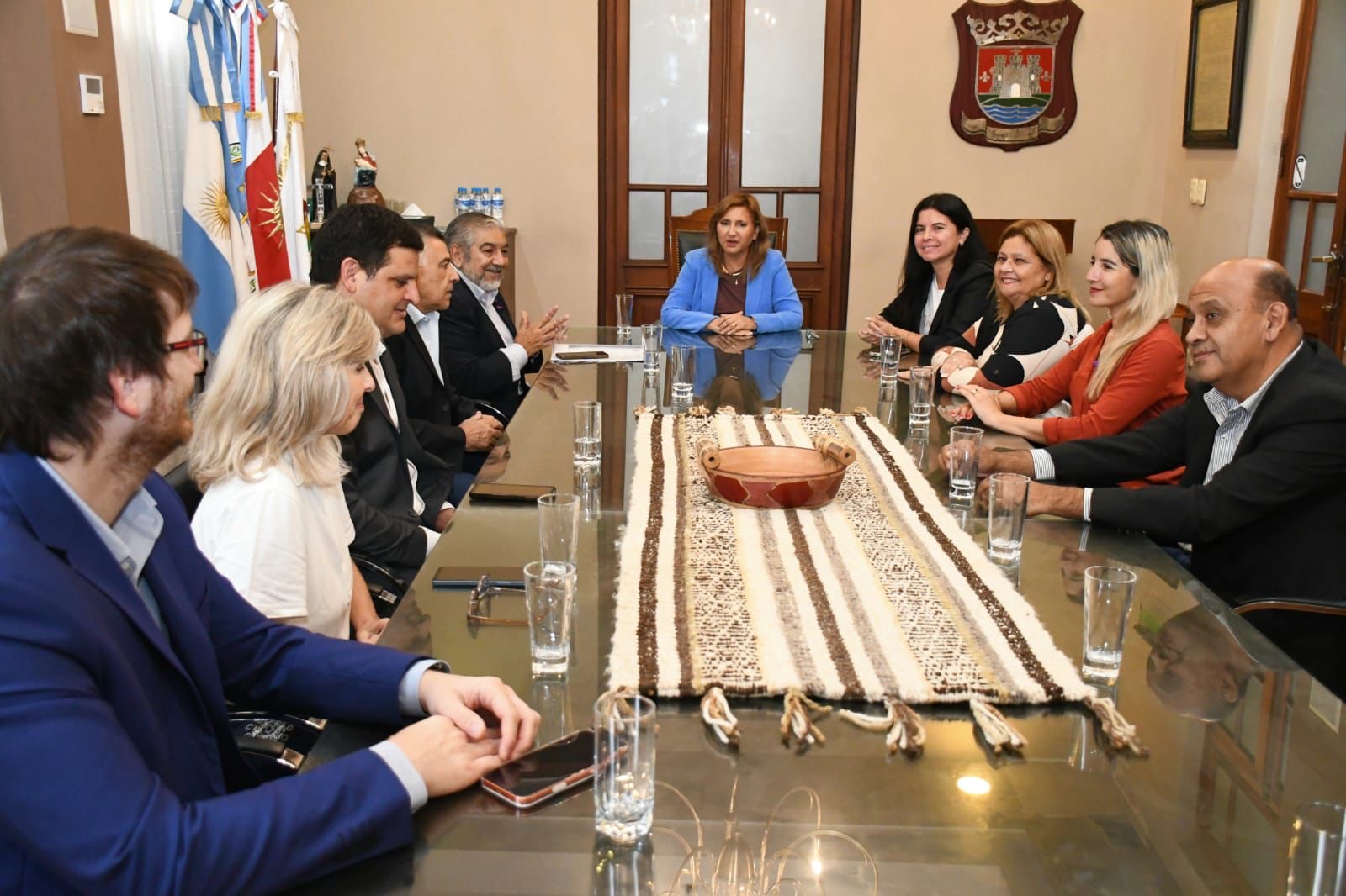 La intendente Norma Fuentes mantuvo una reunión de trabajo con concejales del Frente Cívico