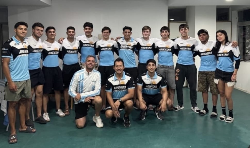 Lisandro Díaz se entrena con la Selección Argentina en la previa del Campeonato Argentino de BMX