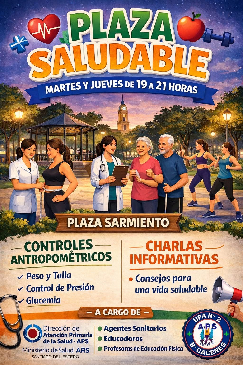 Invitan a participar de actividades físicas gratuitas para promover la salud