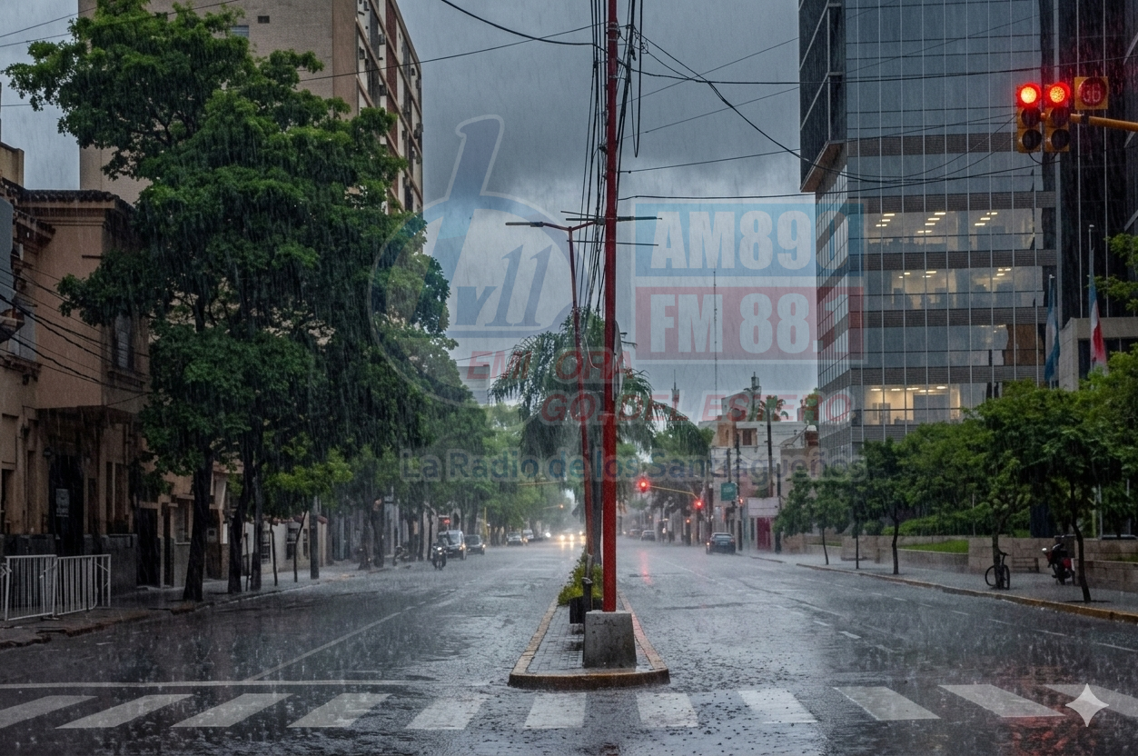 Con tormentas persistentes en Santiago seguirá el martes con la posibilidad del 100% de lluvia y el miércoles mejorando hacia la noche