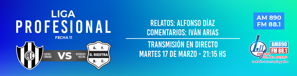 Con transmisión de LV11 Central Córdoba busca la recuperación en casa ante Deportivo Riestra