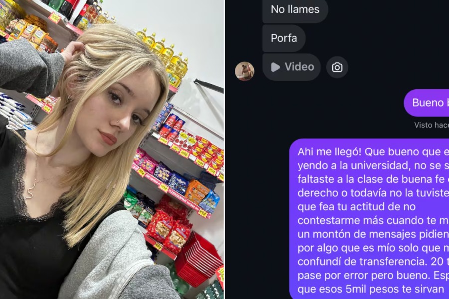 Transfirió 20 mil pesos por error, pidió que se los devolvieran y la respuesta se hizo viral: "Te devuelvo 15"