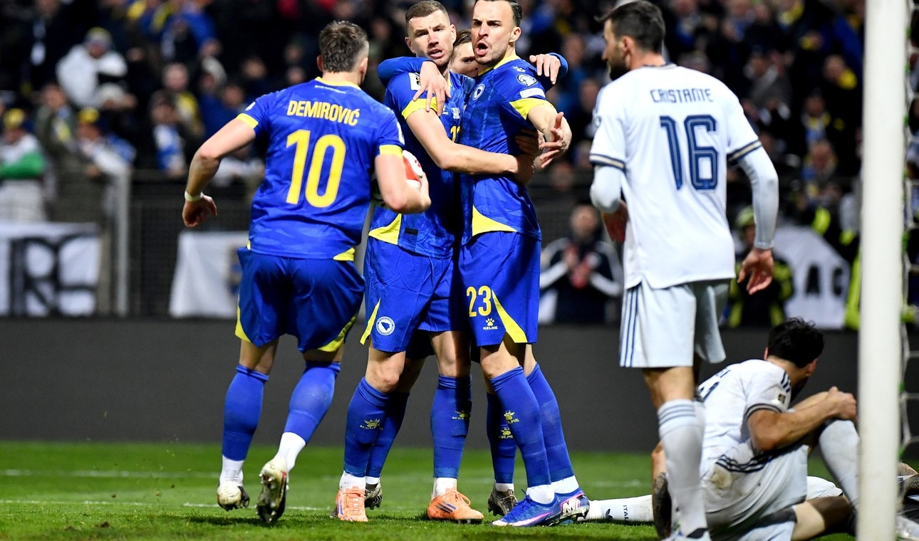 La maldición de Italia: perdió con Bosnia por penales y quedó afuera del Mundial por tercera vez consecutiva