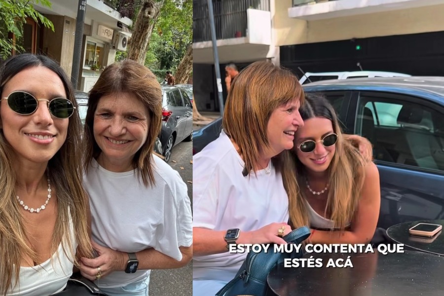 Patricia Bullrich se reunió con Agostina Páez tras su regreso al país
